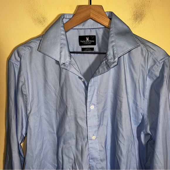PSYCHO BUNNY modern fit button down shirt 16 1/2 - Picture 3 of 4